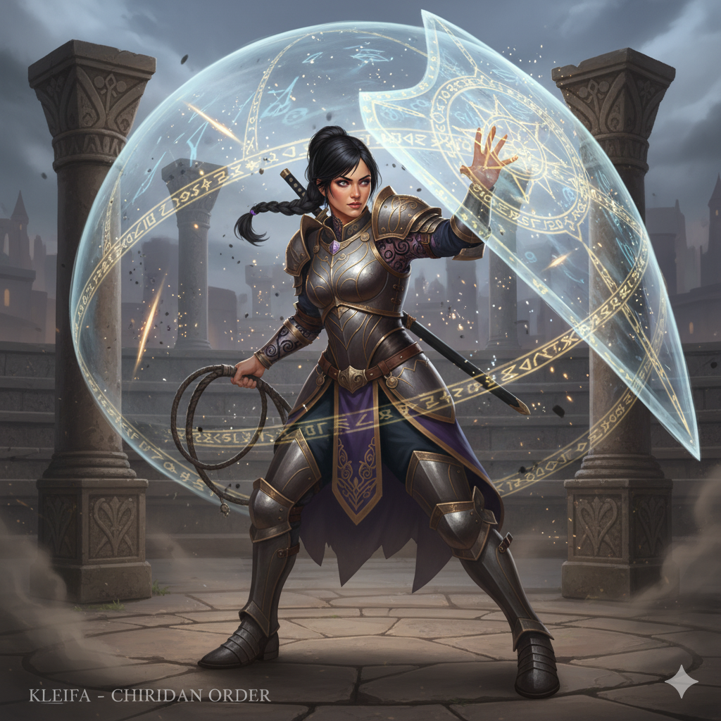 Kleifa trainiert ihre magischen Fähigkeiten