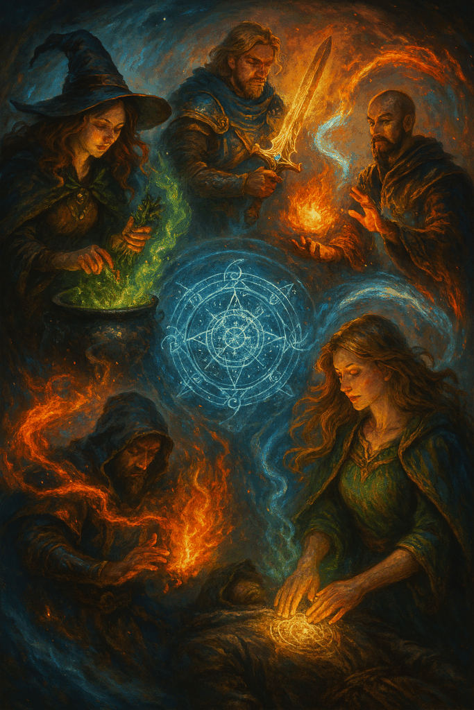 Unterschiedliche Arten der Magie