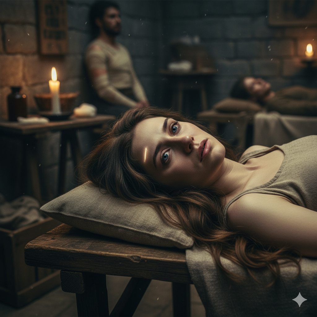 Sira nach der Explosion in der Krankenstation